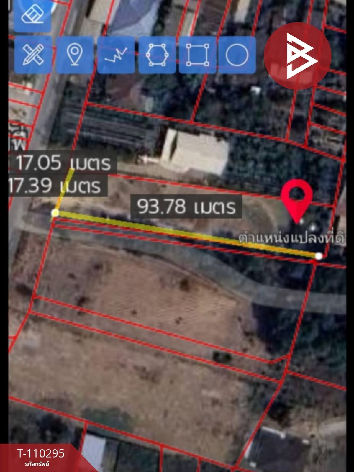 ขายที่ดิน เนื้อที่ 1 ไร่ 40 ตร.วา บ้านโป่ง ราชบุรี - 9
